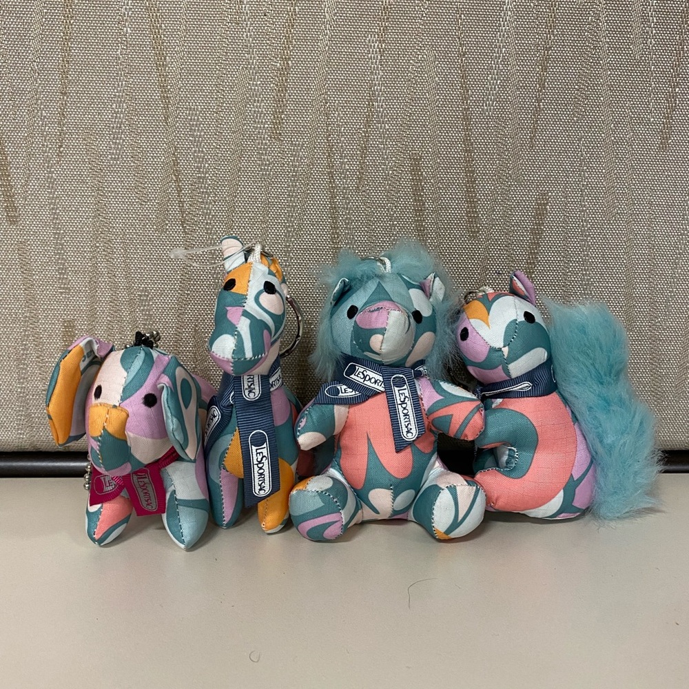 LeSportsac Keychain Bundle of 4